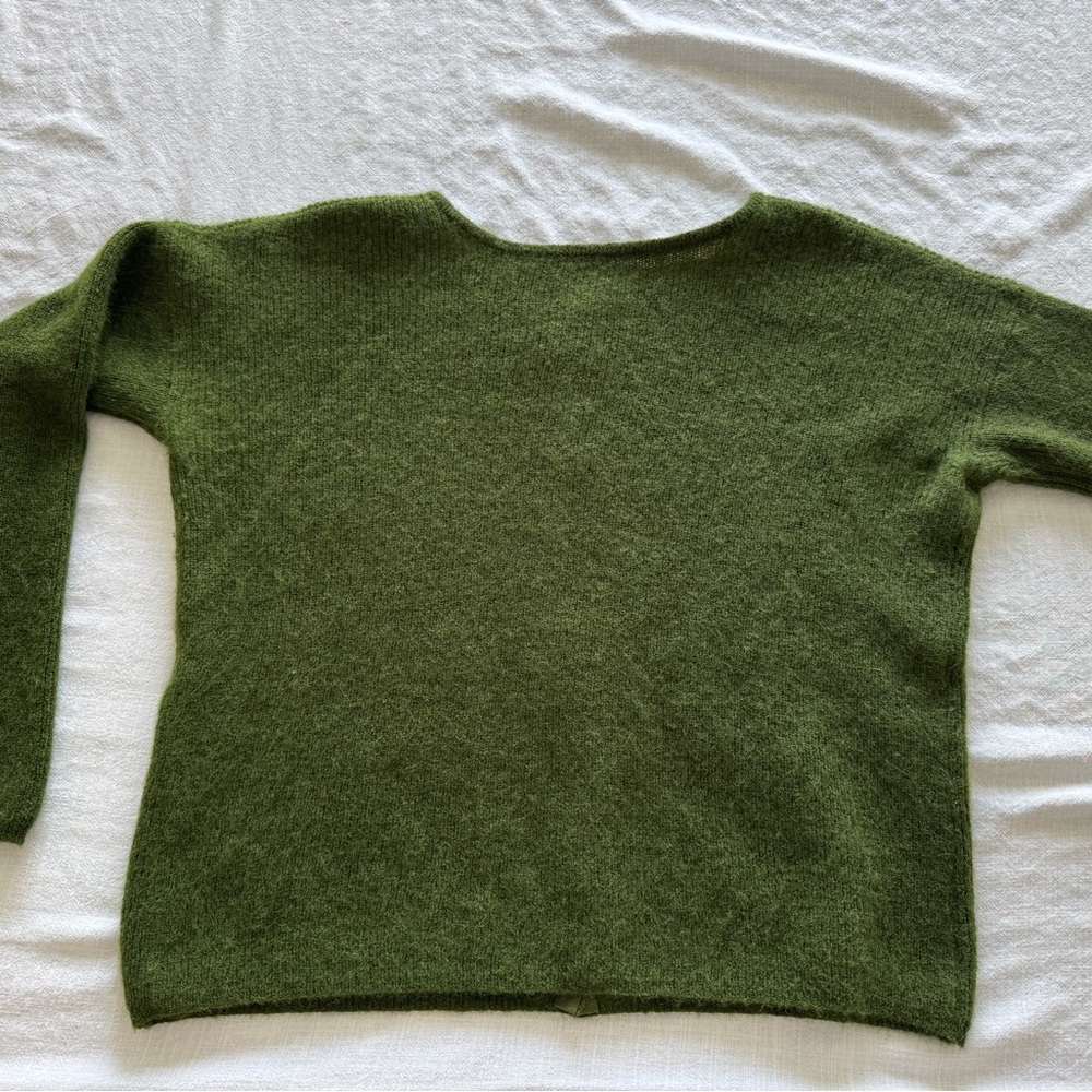 Sezane - Gaspard Cardigan - Medium - Perfect Green - Picture 8 of 10